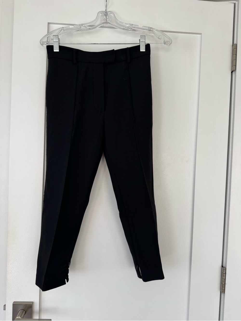 Magda Butrym Black Tailored capri pants
